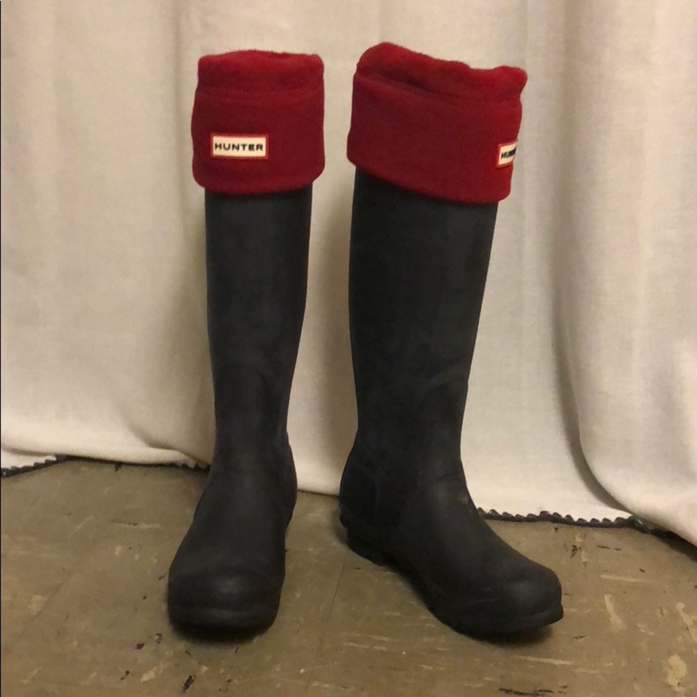 Hunter Tall Boot Socks (Red)